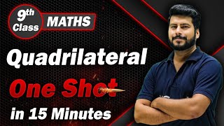 Quadrilateral Class 9 One Shot Revision in 15 Min | Class 9 Maths Chapter 8