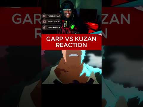FIRST TIME WATCHING AOIKIJI VS GARP reaction.  #onepiece #luffyanime