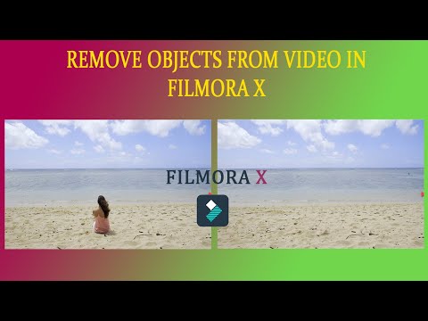 How to remove object from video Filmora X | Image Mask