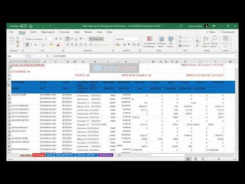 The Evening Excel - Data Management Excerpt (Part 2)