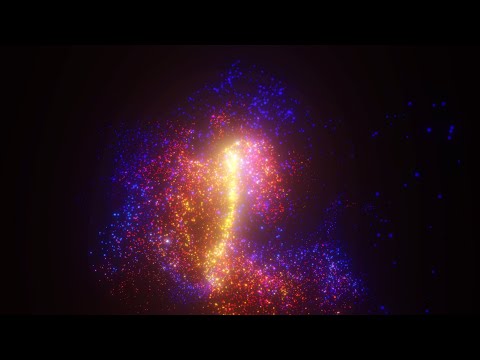 Particle Bonfire Loop 06-2 🔥 4K CAMPFIRE TV 🔥 Artificial Fireplace | VJLOOPS | ( 30minutes )