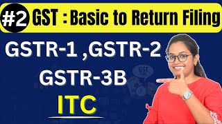 #2 What is GSTR-1, GSTR-2, GSTR-3B,ITC In detail || Free GST Course 2025 with Tally Prime