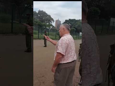 Police being confronted by a tourist #trending #shorts