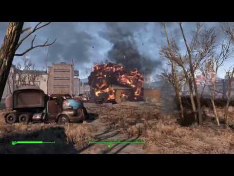 FALLOUT 4 - Artillery Destruction Demonstrated!