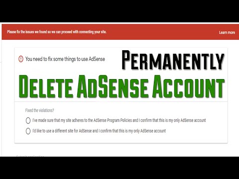 Delete AdSense Account: How to Cancel Google AdSense Account Permanently
