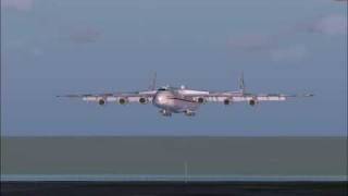 Antonov An225 landing - st.maarten