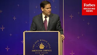 JUST IN: Marco Rubio Defends America First Foreign Policy In Remarks To American Compass Gala
