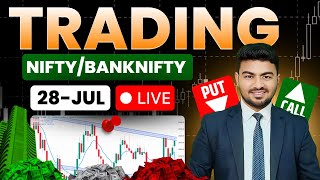 🔴 28 July Live Trading NIFTY, SENSEX, BANK NIFTY Intraday Scalping with Sonu Singh #livetrading