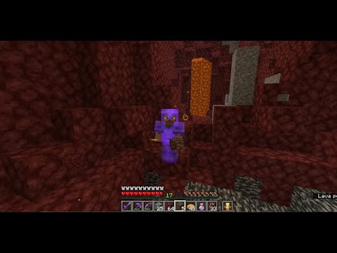 Ancient Debris mining on the school SMP