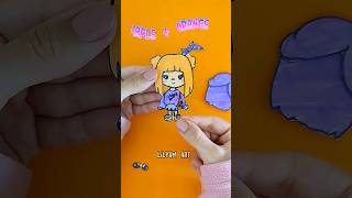 Purple and Orange💜🧡 Choose ONE Outfit and Hairstyle Toca Life Character #shorts #tocaboca #lilyumart