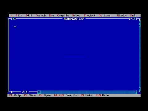 How to make first C program -Compile and run in Turbo c++