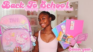 BACK TO SCHOOL SUPPLY SHOPPING AND HAUL 2025 Senior year | Jada Symone 