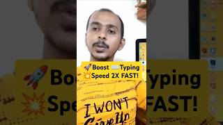 🚀Boost ⌨️Typing 🚀Speed 2X FAST! ⌚ #Shorts #TypingTips 👀See description  #typingtips