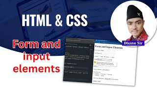 [1.11] Form and input elements in HTML - HTML Basics - HTML & CSS 101 - Dhanu Sir