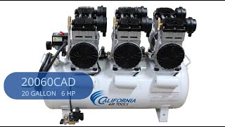 NEW Ultra-Quiet 6.0 Hp Air Compressor🔥 California Air Tools 20060CAD 🌪🌬