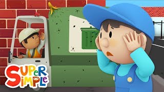 Gus's Garbage Truck goes through the car wash | Carl's Car Wash on Super Simple TV