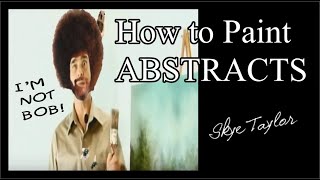 BEST OF SKYE - HOW TO PAINT ABSTRACTS EP 1   The Crazy Painter