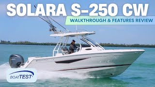 Solara S-250 CW Boat Review 🚤 Made in the USA & Fully Loaded