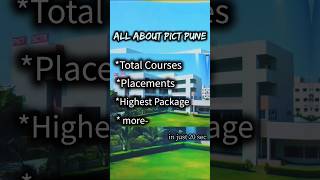 All about PICT Pune|Pune institute of computer technology|#shorts#dineshsir#viral#trending#short