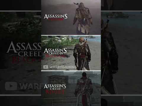 AC 3 vs AC Black Flag vs AC Rogue | Rain Physics