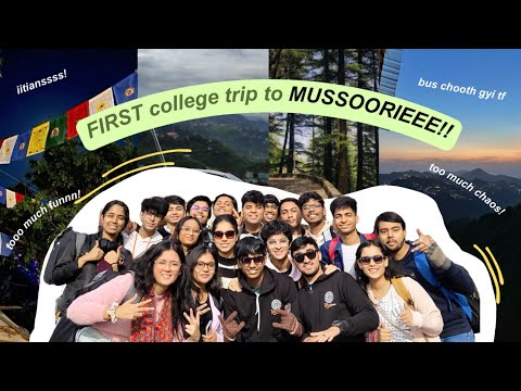 impromptu college trip to mussoorie! *missed buses, pillow fights, chaos, full bkc* | IIT Roorkee