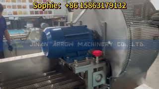 Triangular core filling bar extruder continuous chocolate core filling bar snacks production line te