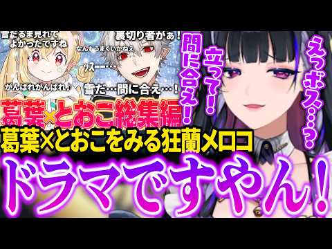 【メロコと見る】早送りで見るはずが葛葉×とおこに感情移入しまくり、結局全編見てしまうメロコ【にじさんじ/切り抜き/狂蘭メロコ/葛葉/とおこ/VCRGTA3】