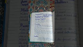Chemistry practical notebook experiment 5.7
