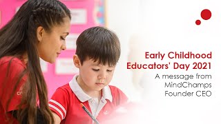 Early Childhood Educators' Day 2021: A Special Message For Our Educators