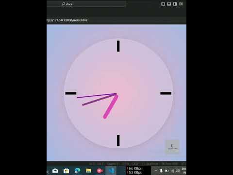 How to Make Analog Watch | HTML, CSS and JS | By CodeCamp