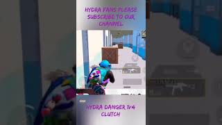 HYDRA DANGER 1v4 CLUTCH. BGMI. #HYDRADANGER #BGMI.