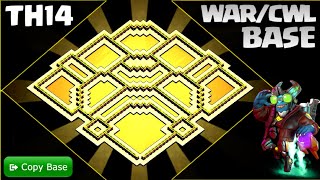 NEW STRONGEST TH14 WAR Base Layout : Strong Defense TH14 War Base - Clash of Clans #1287