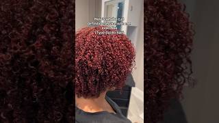 Curl definition on 4a/4b curls🤩✨ #curlyhairstylist #curlsbytyree #type4hair #definedcurls