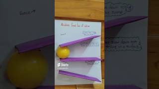 Newton’s first law of motion/physical science working model for b.ed students #workingmodel