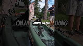 His kayak costs HOW MUCH?!? #fishing #shorts