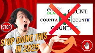 Stop doing this in 2025 🛑 | Data analysis #microsoftexcel #exceltips #exceltricks