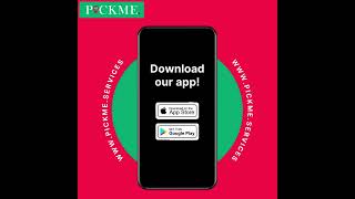 PickMe! 🚗✨ Download the App on Apple Store OR Android Store and Register now