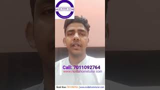 Home tutor in Noida or Noida Extetion #hometutor #career