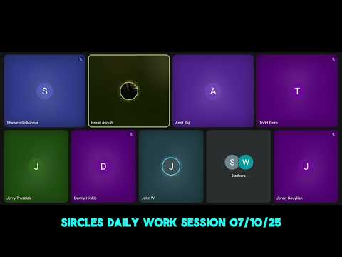 Sircles Work Session July 10, 2025