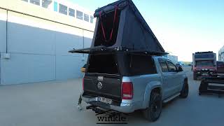 Amarok Winkle Canopy - Çelik Pikap Kabini - Baza Sistem Araç Üstü Çadır