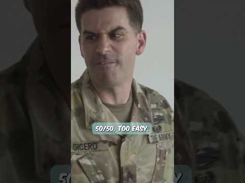"50/50, too easy" 🤣🤣🤣 #military #militarylife #militaryhumor #usarmy #divorce
