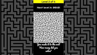 Can You Solve These Hard Maze Puzzles? 🧠🔥 #BrainGame