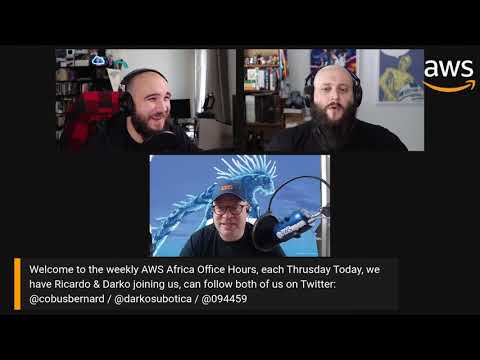 AWS Africa Office Hours - 27 Aug 2020