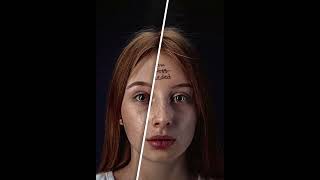 Remove Tattoo From Face in Photoshop | Photoshop Shorts #adobephotoshoptutorial