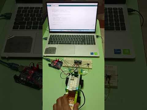 Robotics: Reverse Parking System using Arduino Microcontroller #robotics #coding #trending #arduino