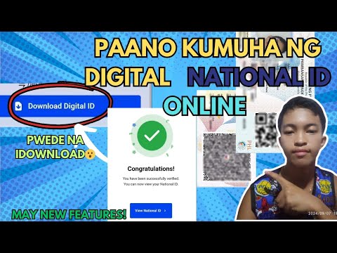 PAANO KUMUHA NG NATIONAL ID ONLINE (NEW FEATURES)/ DOWNLOAD NATIONAL ID