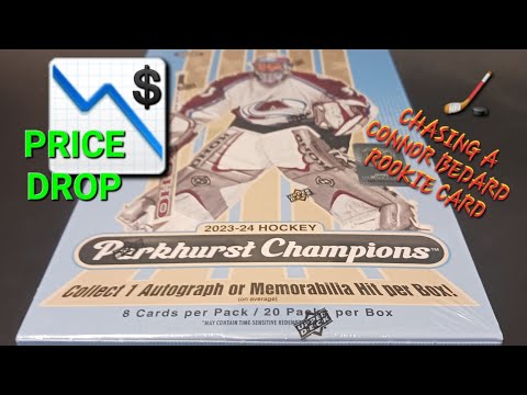 REDUCED PRICE! 🤑 2023-24 PARKHURST CHAMPIONS 🏒 HOBBY BOX BREAK 💫 #hockeycards #upperdeck #parkhurst