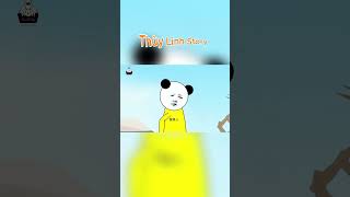 Kinh Dị Ác Quỷ Mắt Đen #hoathinh #cartoon #kinhdi #gaukinhdi #gauhaihuoc #scarystories #shorts #gau