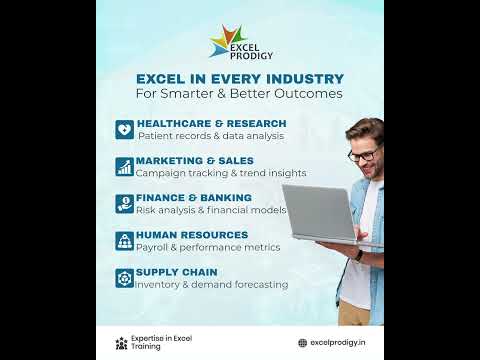 Excel for every industry | Excel Prodigy