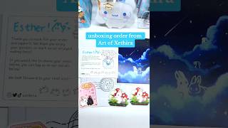 Cute bunny art and stickers by Art of Xethira #kawaiiart #etsyshop #kawaii
